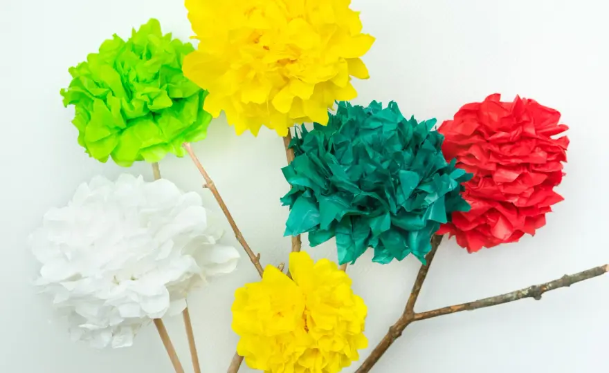 Seidenblumen basteln - so werden Blüten wirklich schön